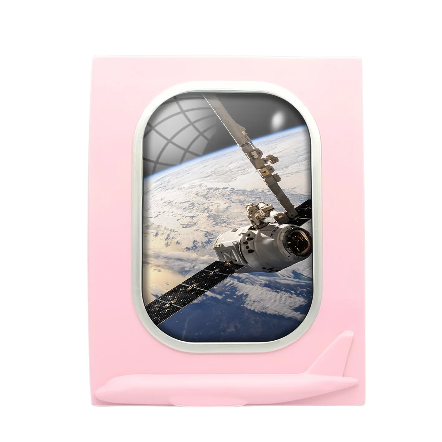World View from Space Designed Airplane Window Photo Frame - Image 3