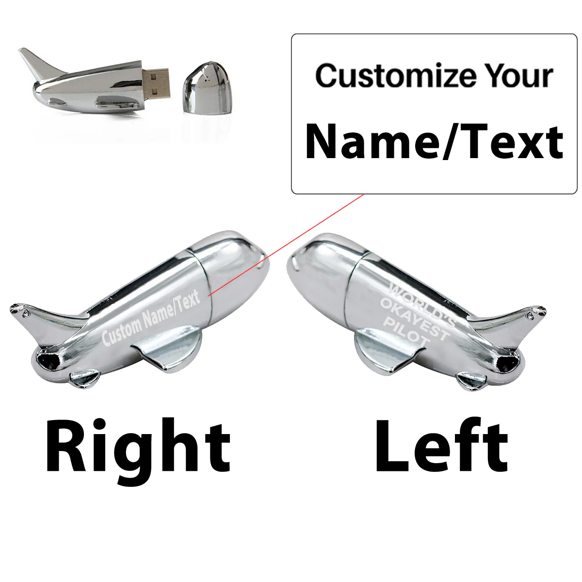 World's Okayest Pilot Designed Airplane Shape USB Drives - Image 3