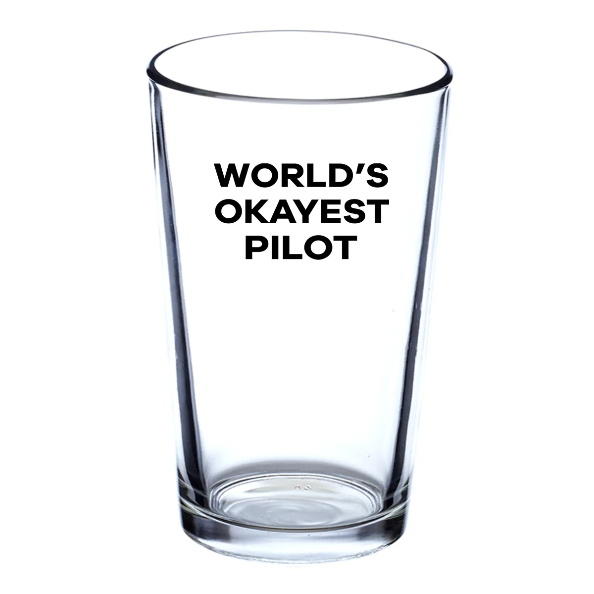 World's Okayest Pilot Designed Beer & Water Glasses - Image 2