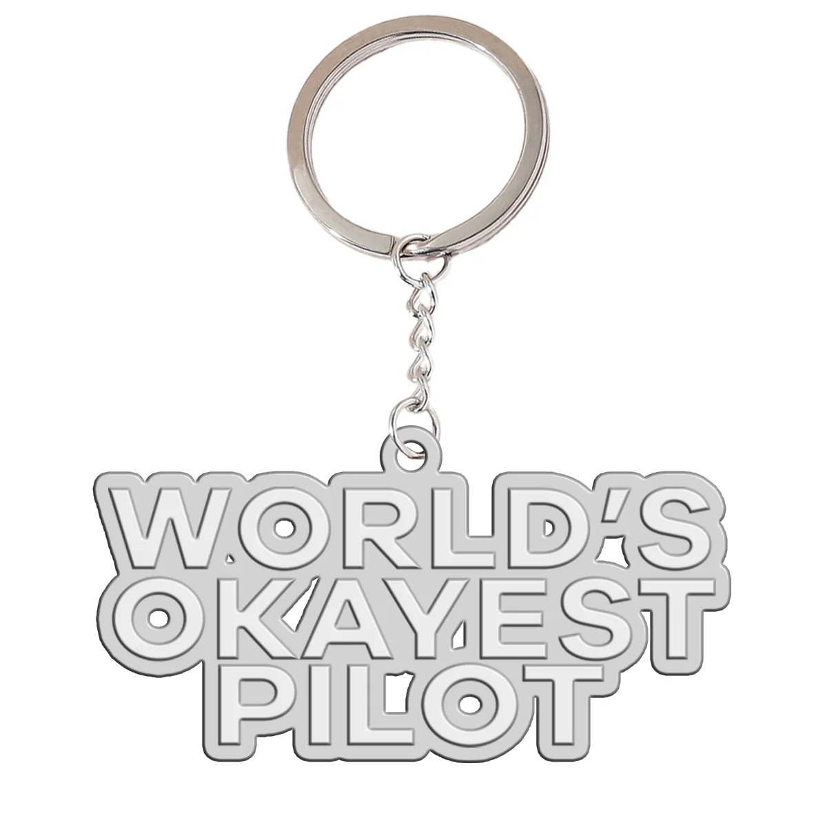 World's Okayest Pilot Designed Hollow Key Chains - Image 2