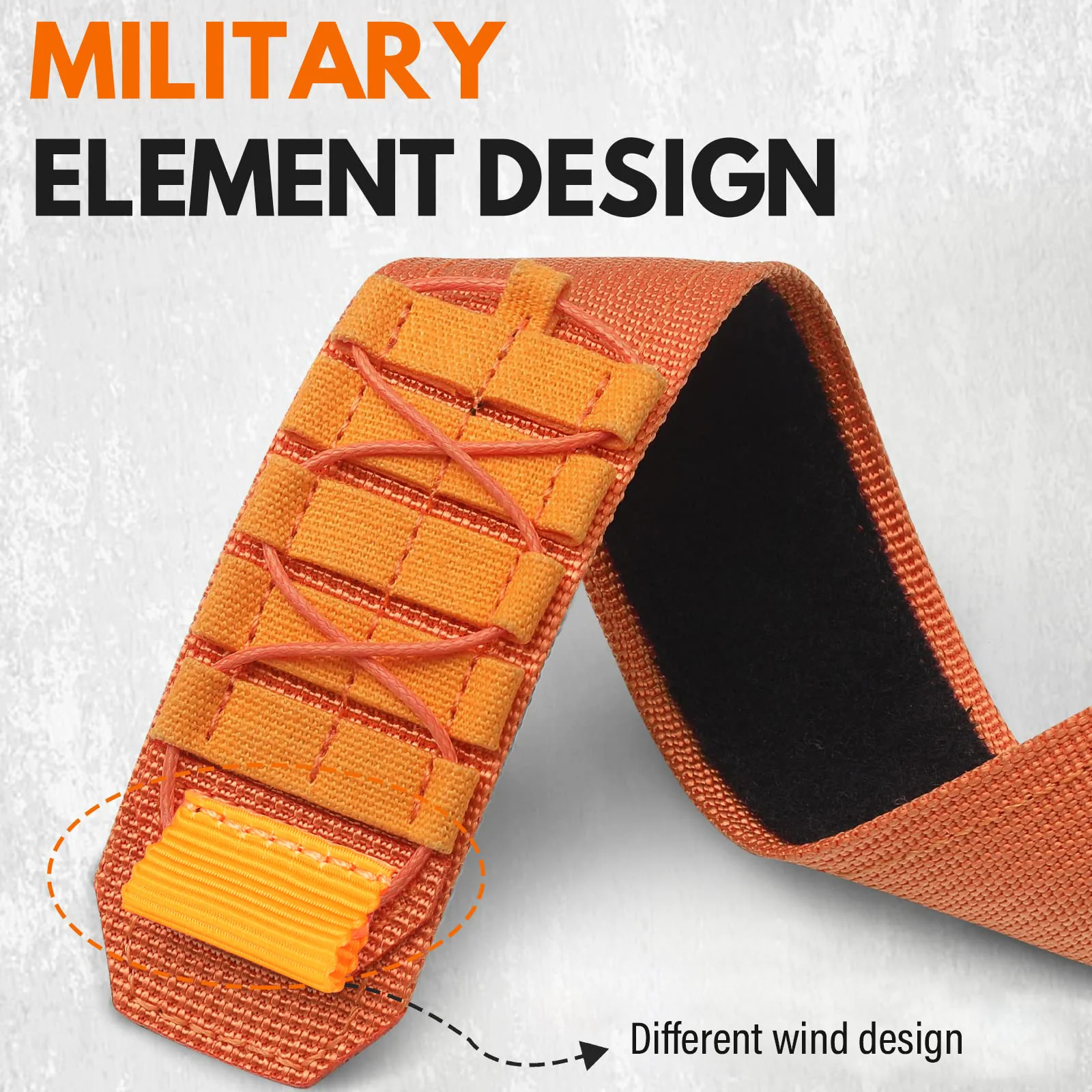 Wrist Strap for Apple Watch  Nylon Tactical Sports band - Image 2