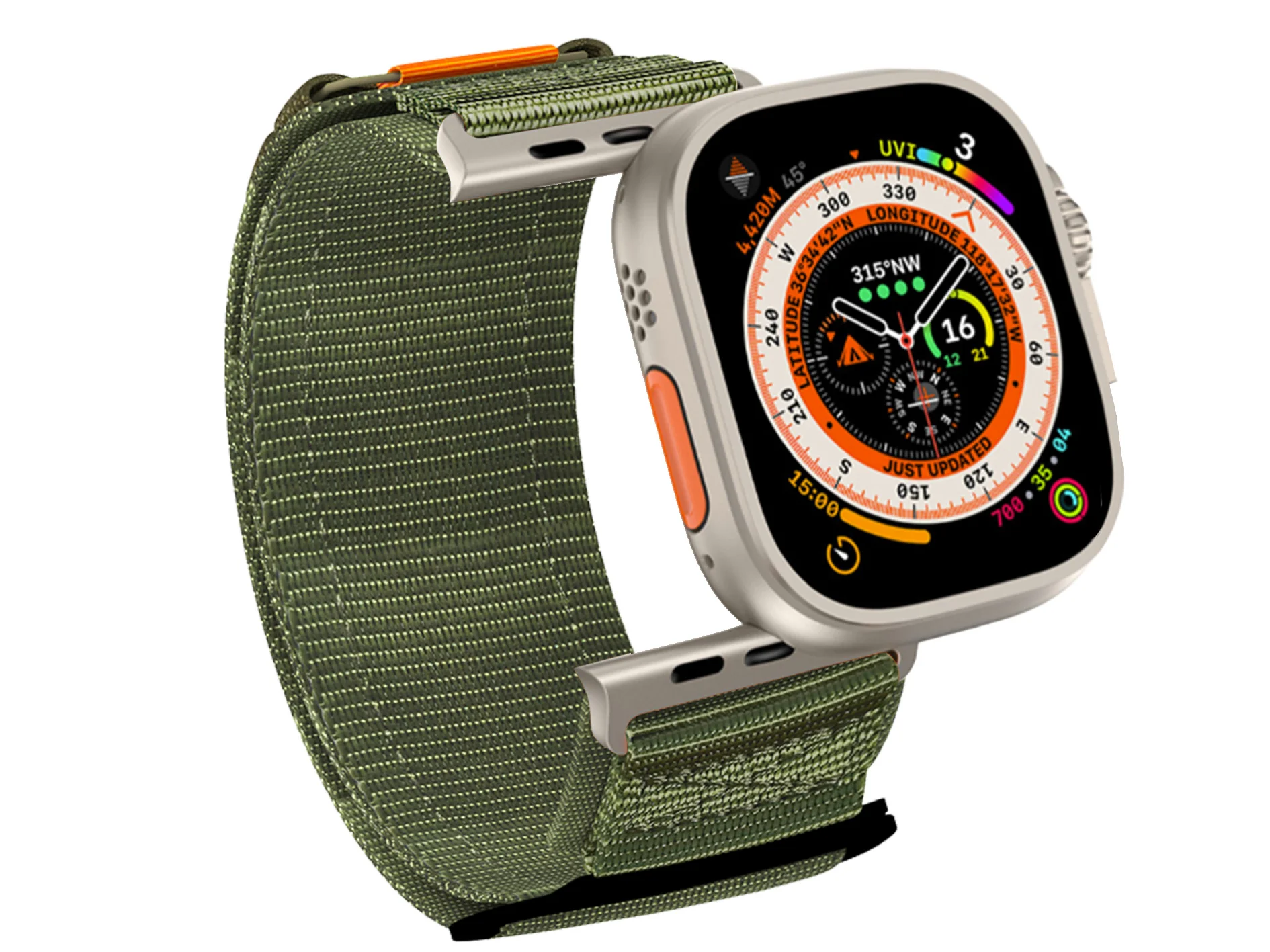 Wrist Strap for Apple Watch  Nylon Tactical Sports band - Image 4
