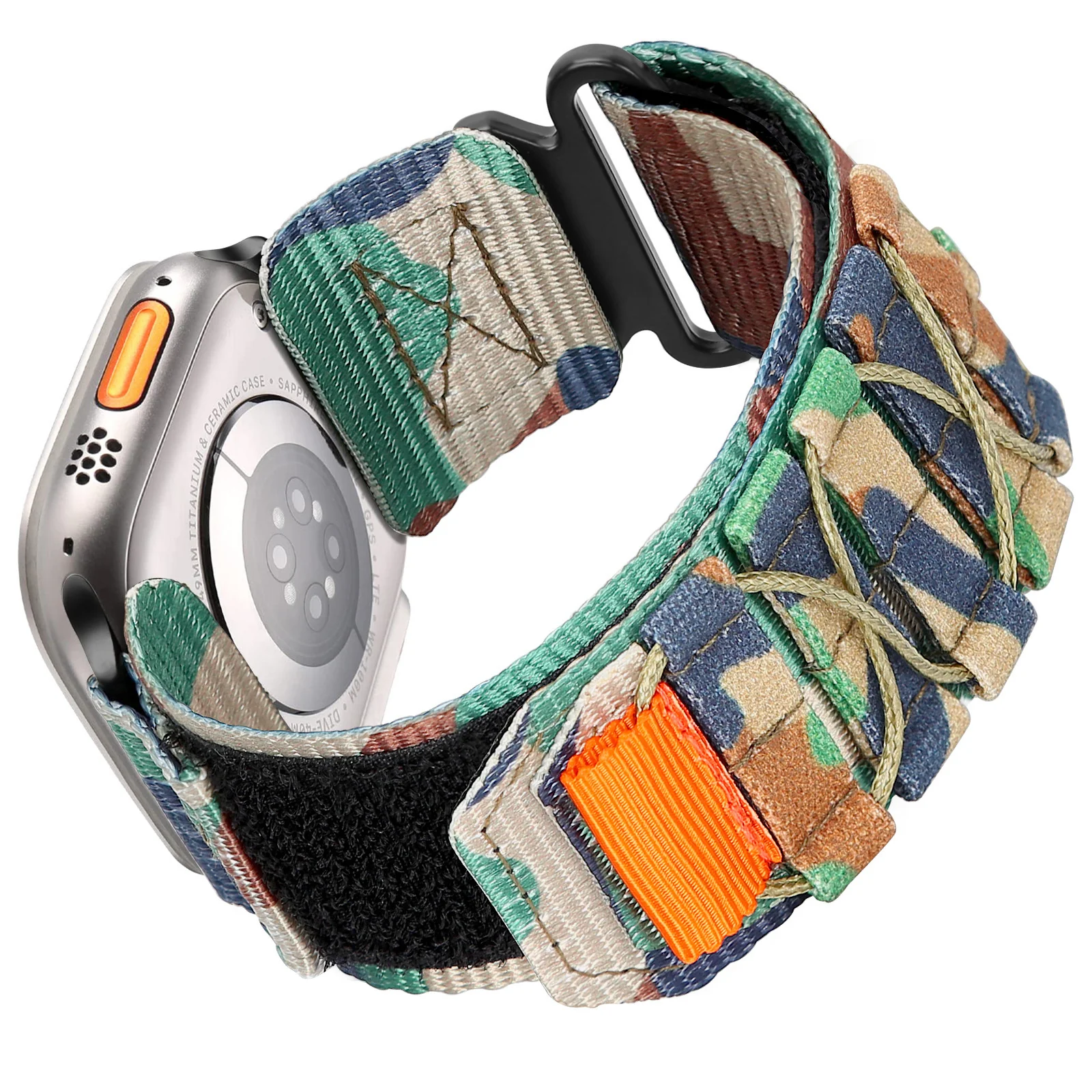 Wrist Strap for Apple Watch  Nylon Tactical Sports band - Image 9