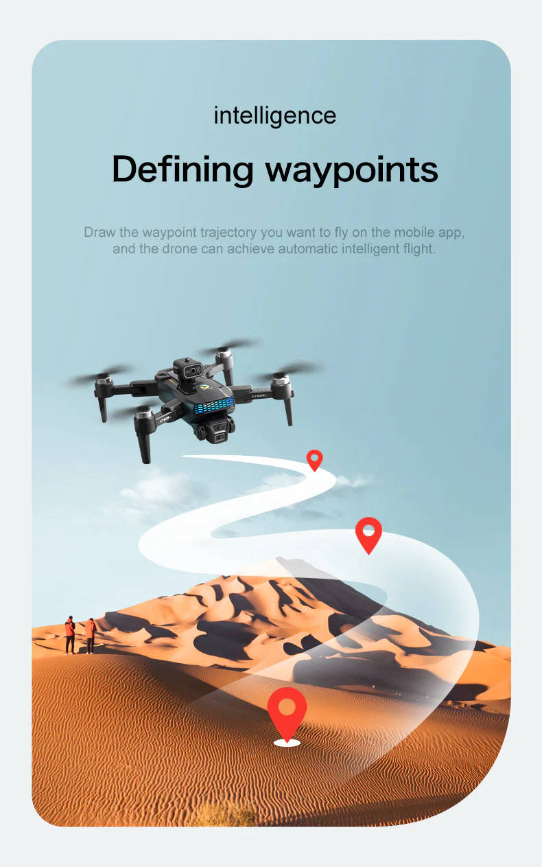 XT505 HD Dual-Camera Drone: GPS Positioning, Brushless Motor & Obstacle Avoidance - Image 22
